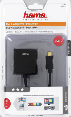 Adaptör, USB-C Fiş- Displayport