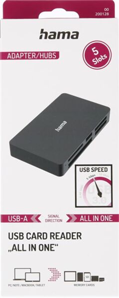 All in One USB Kart Okuyucu, USB-A, USB 3.0 - 5