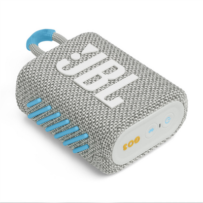 Go3, Ekolojik Bluetooth Hoparlör, IP67, Beyaz - 3