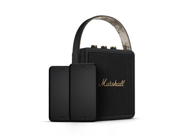Marshall Stockwell II BT, Black and Brass - 2