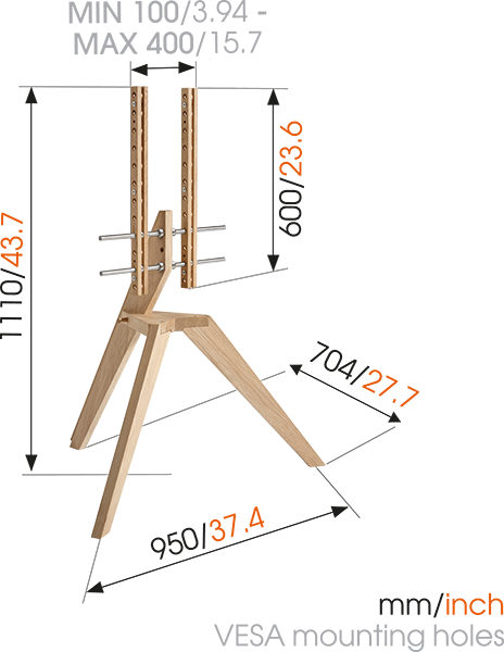 Next OP1 TV Standı, Light Oak - 4