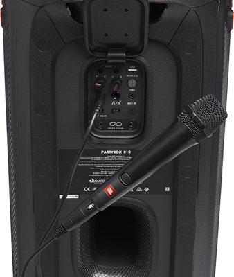 Partybox Kablolu Mikrofon, Siyah