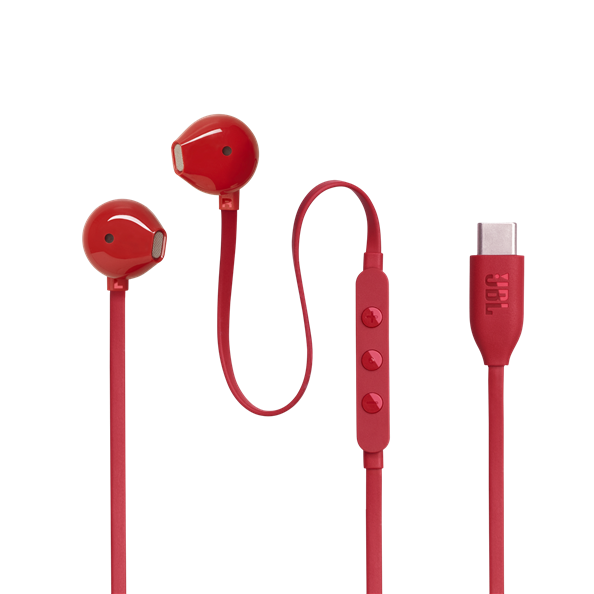 Tune 305C, USB-C Kulakiçi Kulaklık, Kırmızı - 1