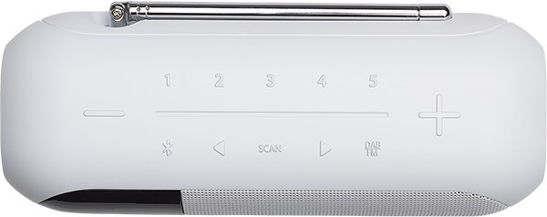 Tuner2 Bluetooth Hoparlör, DAB-FM Radyo,IPX7,Beyaz - 4