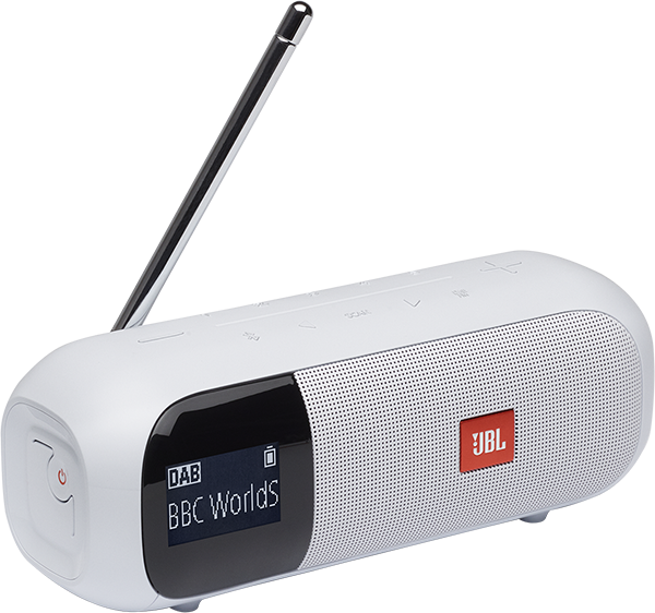 Tuner2 Bluetooth Hoparlör, DAB-FM Radyo,IPX7,Beyaz - 1