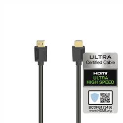 HAMA - Ultra High Speed HDMI Kablo, Altın Uç, 8K, 2m