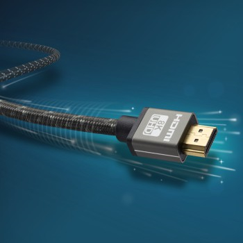 Ultra High Speed HDMI Kablo, Metal Altın Uç, 8K,2m - 4