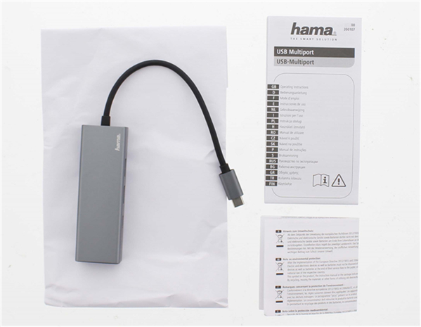 USB-C 3.2 Adaptör, 2xUSB-A, 1xUSB-C, 1xHDMI - 4