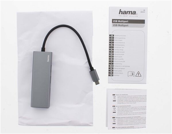 USB-C 3.2 Adaptör, 2xUSB-A, 1xUSB-C, 1xHDMI - 4