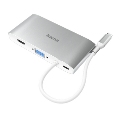 USB-C Hub, Multiport, 8 Ports, 3 x USB-A, 2 x USB- - 2