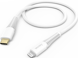 HAMA - USB-C - Lightning, Hızlı Şarj Kablosu,1.5m, Beyaz