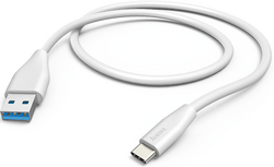 HAMA - USB-C - USB-A Şarj/Data Kablosu, 1.5 m, Beyaz