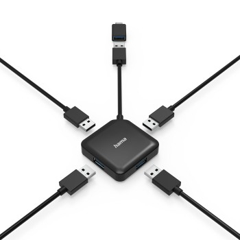 USB Hub, 4 Ports, USB 3.2, 5Gbit, USB-C Adaptör - 3