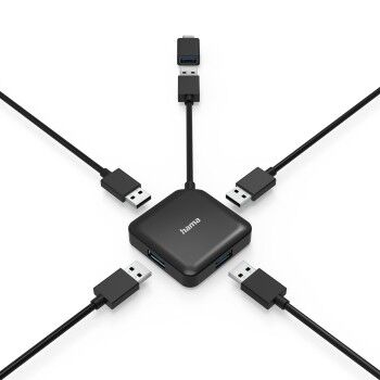 USB Hub, 4 Ports, USB 3.2, 5Gbit, USB-C Adaptör - 3