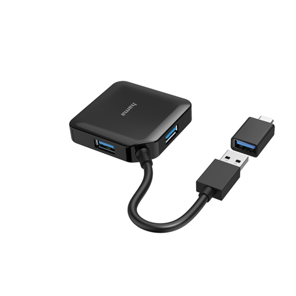 USB Hub, 4 Ports, USB 3.2, 5Gbit, USB-C Adaptör - 2
