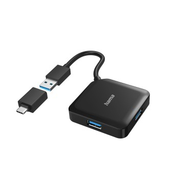 USB Hub, 4 Ports, USB 3.2, 5Gbit, USB-C Adaptör - 1