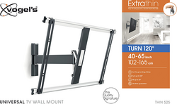 Vogels Thin 525 Turn 120 40''-65'' TV Askı Aparatı, Siyah - 4